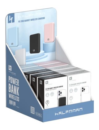 Stand Halfmman PowerBank Wireless 10Uni